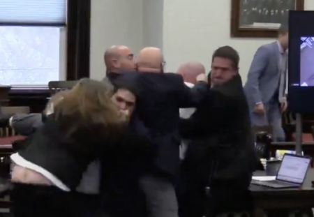 Maine Courtroom Devolves Into a Brawl During Sentencing of a Massachusetts Man Who Murdered a Skowhegan Woman